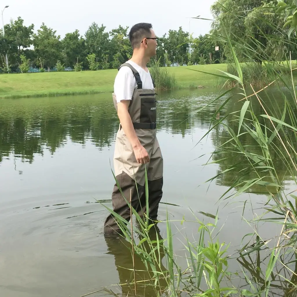 Fly Fishing Waders Waterproof Wading Pants and Boots Hunting and Fishing Clothes Anti-skid Felt Sole Shoes Outdoor Overalls