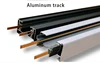 Flat copper core  2 Wires LED Track Light Rail 0.5M Led Rail Line for Track SPOT Led Track Lamp Rails For Clothing Home Lighting 2