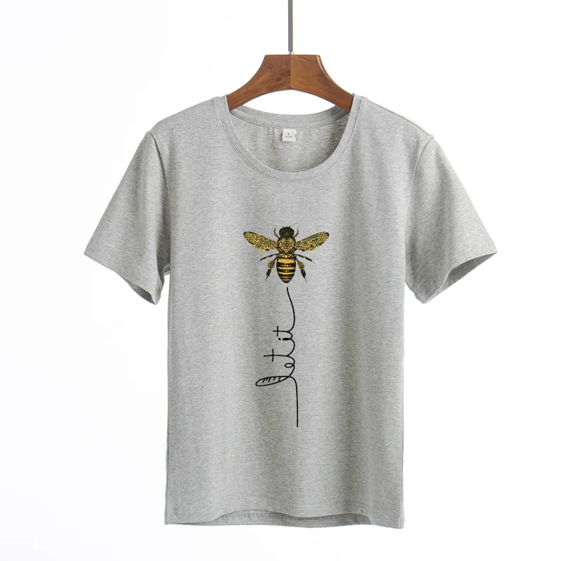 2020 Elephant sunflower print tshirt women casual short sleeve o neck tee tops for female cartoon cute t-shirts femme clothings