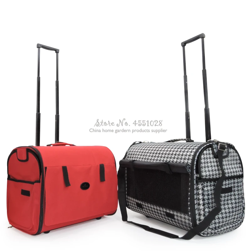 Дышащее гнездо для домашних животных с колесный рычаг панорамный Skylight Перевозчик кошка собака Дорожная посылка для домашних животных дорожная сумка для собак рюкзак для домашних животных