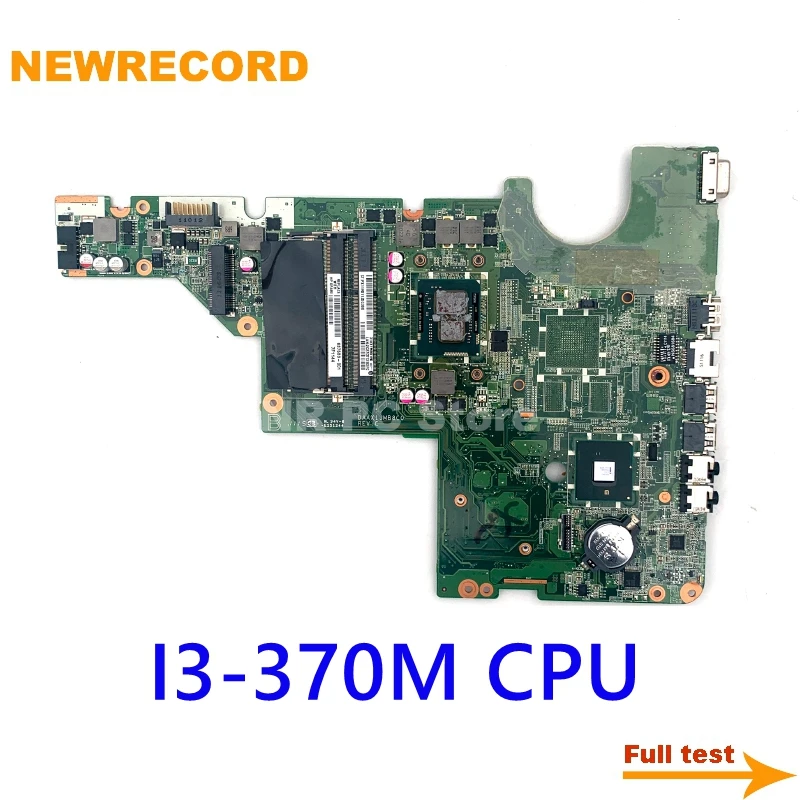 637583-001 Placa-mãe portátil I3-370M CPU a bordo UMA DDR3 totalmente testado