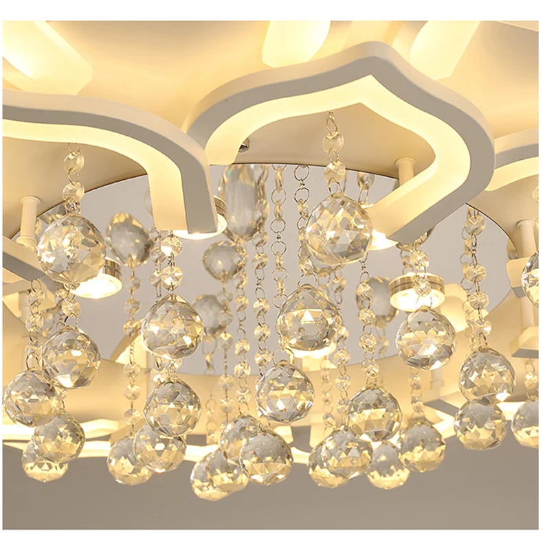 long chandelier Modern Crystal Chandelier Ceiling Chandeliers For Living Room Lamp Bedroom Kitchen Lustre Indoor Lighting LED Fixtures  Lights dining room chandeliers