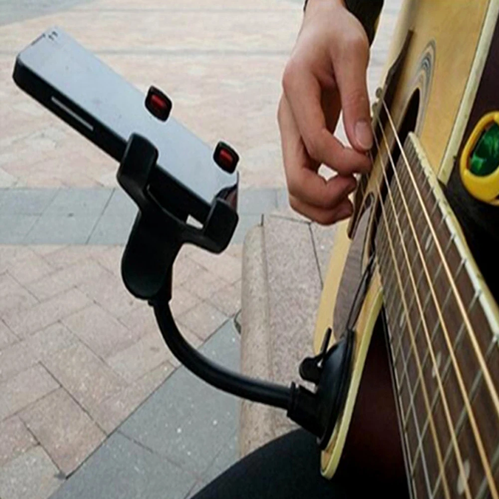 

Phone Holder Stand for Guitar Street Singing lyrics Song Car Sucker Cups Support Holder Musicians Guitar Stand Guitar Accessory
