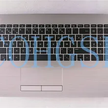 Ноутбук Упор для рук верхнюю крышку чехол Серебро для hp 15-BR 15-BW 15-BS 250 255 G6 AP204000621 быть