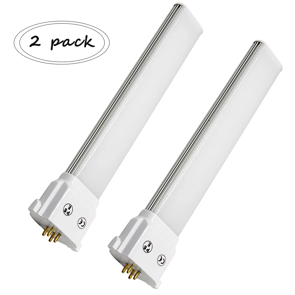 

10 Watt GY10Q LED Tube Light Bulb Warm White GY10Q-4 Pin LED PL Lamp 18 Watt Fluorescent Bulbs Replacement - Remove the Ballast