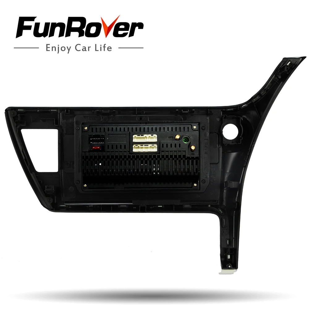 Best Funrover 2.5D+IPS Android 9.0 2 din Car radio Multimedia player For Toyota Corolla 2017 2018 dvd Navigation GPS radio stereo RDS 5