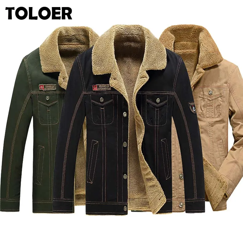 men's denim winter coats