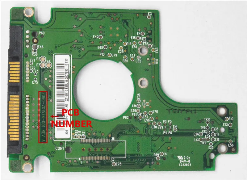 HDD PCB 2060-701574-001 REV P1 / 2060-701574-001 REV A 2061-701574-A00 2061-701574-D00 2061-701574-A01 2061-701574-D