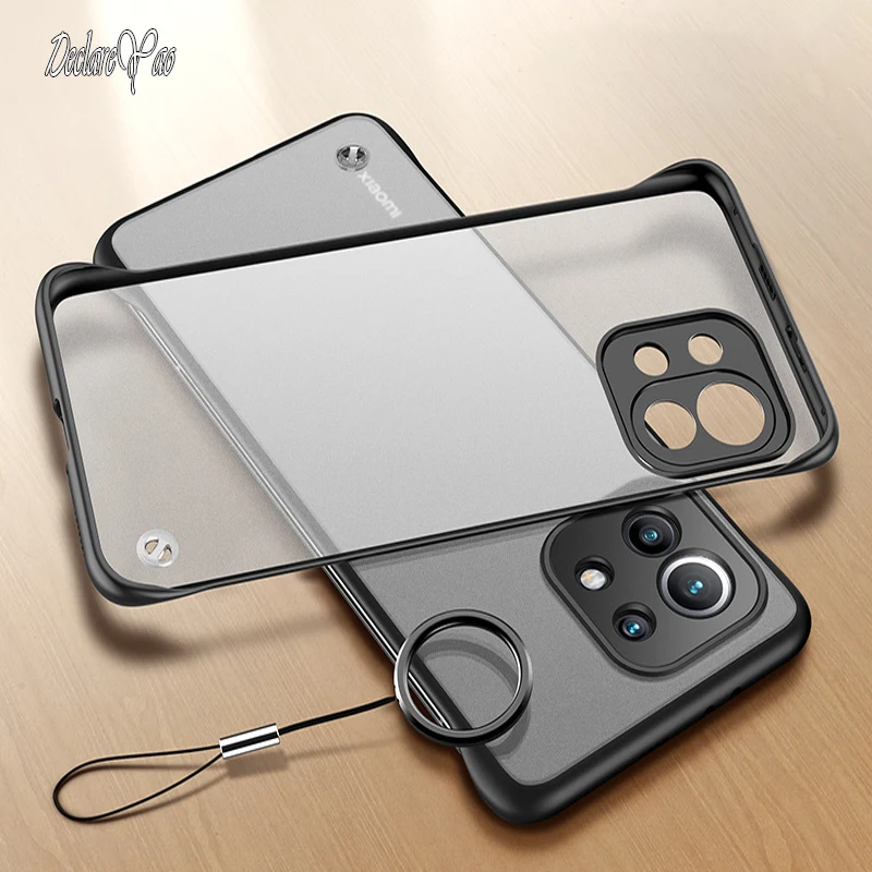 10 11 Pro Case DECLAREYAO Cover For Xiaomi Mi 9 Ultra Acrylic Rimless Coque 9T 11X 11T Lite Hard | Мобильные телефоны и