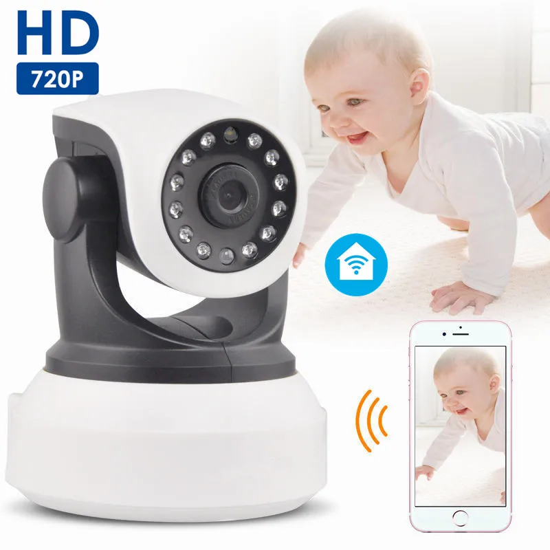 

720P wifi wireless network camera two-way voice intercom HD IR Night Vision Micro Camera Home Security IP Camera CCTV Motion