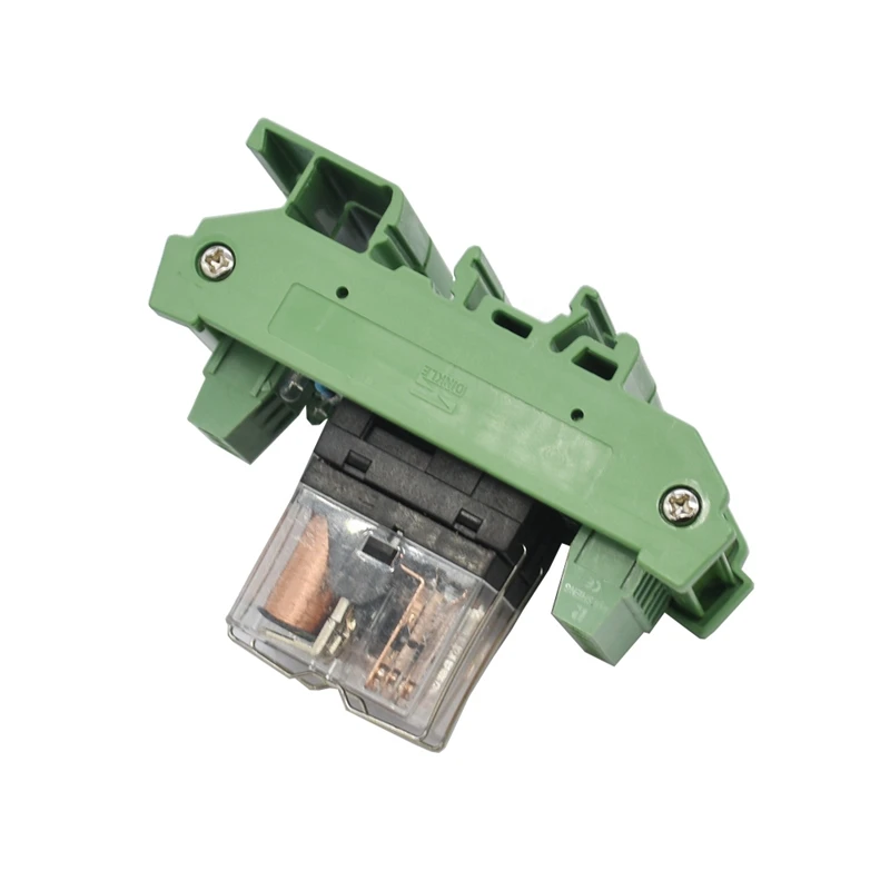 Din рейка крепление Ac/Dc 12 V/24 V Управление 2 Spdt 16A Мощность триггерный релейный модуль, Omron G2R-1-E.X1