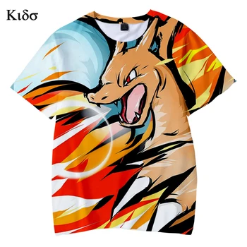 

2020 summer new children's clothing t-shirt Pokemon children t shirt boy girl T-shirt print 3D Pokemon kids casual short sleeve