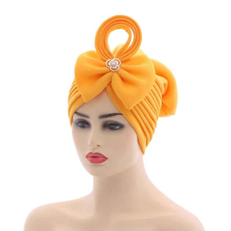 formal dresses south africa 1PC New African Auto Gele Headtie  Nigerian Wedding Gele Muslim Turban Cap Arab India Hat Female Head african outfits for ladies