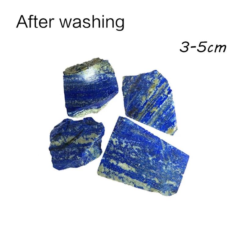 100G Household Natural Lapis Lazuli Raw Material Garden Supplies Decorative Stone Natural Lapis Lazuli