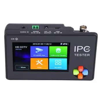 

100V-240V 3.5 inch Touch Screen H.265 4K IPC1600ADHplus IP Camera Tester Monitor AHD CVI TVI Tester Portable