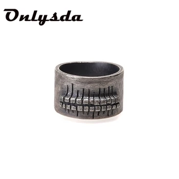 Anello semplice in acciaio inossidabile vintage martello retrò punk classico anello dito maschile amore gioielli per uomo regalo all'ingrosso OSR551