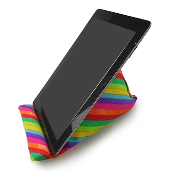 

Book Rest Support Cushion Multifunction Universal Portable Home Office Canvas Bed Reading Tablet Pillow Holder Rainbow Stripe