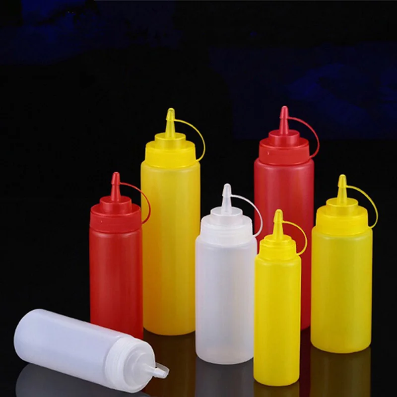 POT A EPICES,10pcs of 60ML--Petites Bouteilles À Presser En Plastique Avec Bouchon, À Colle De