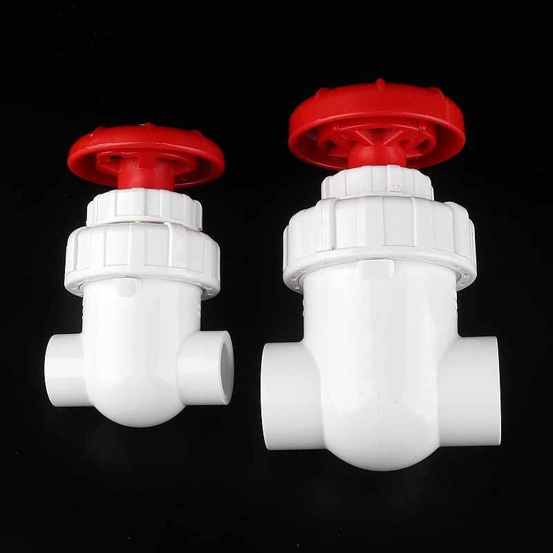Buy Tube Connector 1pc I.D 20/25/32/40 UPVC Gate Valve Precision Flow