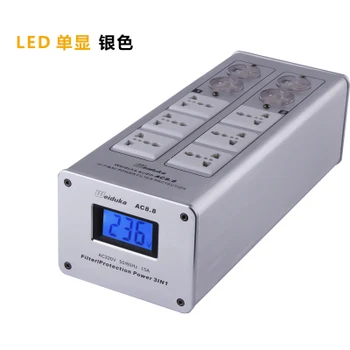 

HIFIDIY LIVE HIFI audio power filter socket HiFi Power Filter Plant Schuko Socket 3000W 15A 100V-240V AC8.8