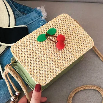 

Boho Fashion 2020 Summer Woven Bag Shoulder Bag Beach Style Crossbody Messenger Bag