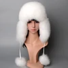 Winter Earflap Raccoon Fur Bomber Hat