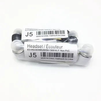 

20pcs/lot J5 Earphones Headsets With Built-in Microphone 3.5mm In-Ear Wired Earphone For Samsung Xiaomi Smartphones