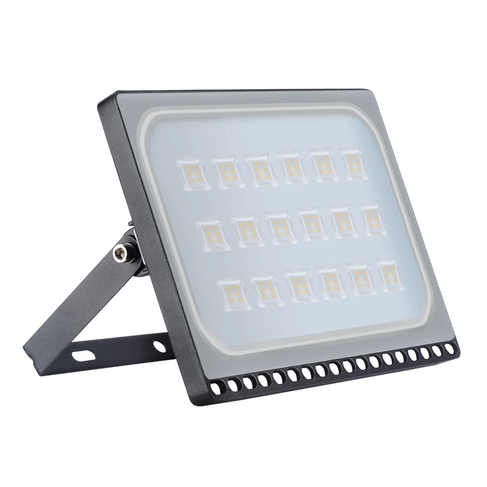 1PCS Ultrathin LED Flood Light 10W 20W 30W 50W 100W IP65 220V LED Spotlight Refletor Outdoor Lighting  Wall Lamp Floodlight exterior led flood lights Floodlights