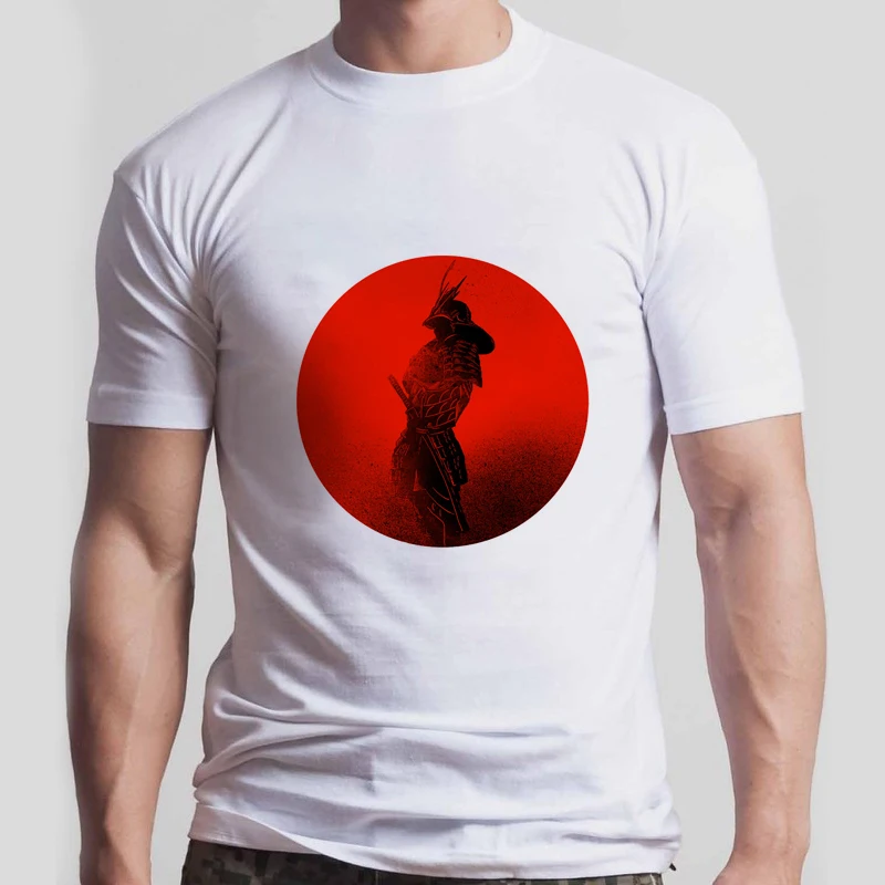 

Samurai Soul Cool Harajuku Printed Men T-Shirts Casual Summer Short Sleeve Short Sleeve T Shirt Women Tops Plus Size
