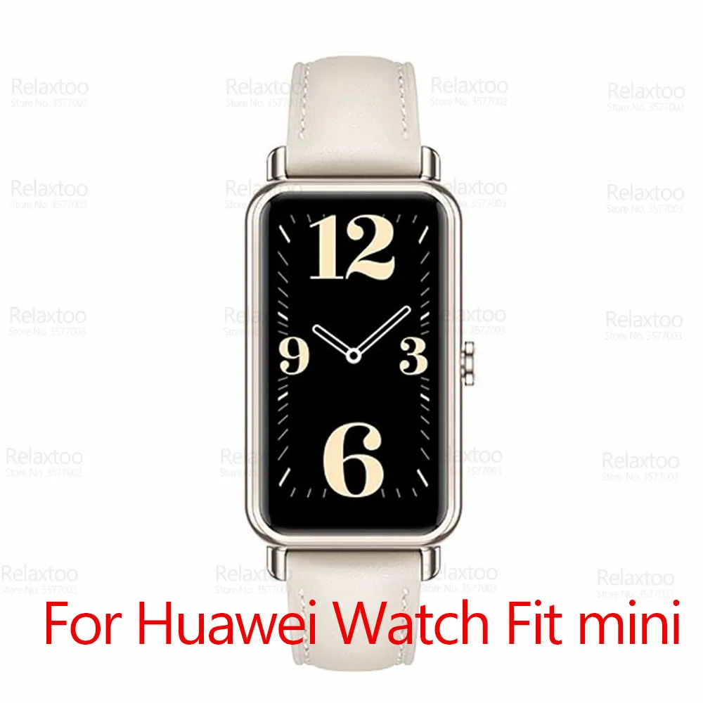 12-3Pcs Full Glue Hydrogel Film For Huawei Watch Fit Mini Screen Protector WatchFit Smartwatch Protective Soft Films Not Glass 