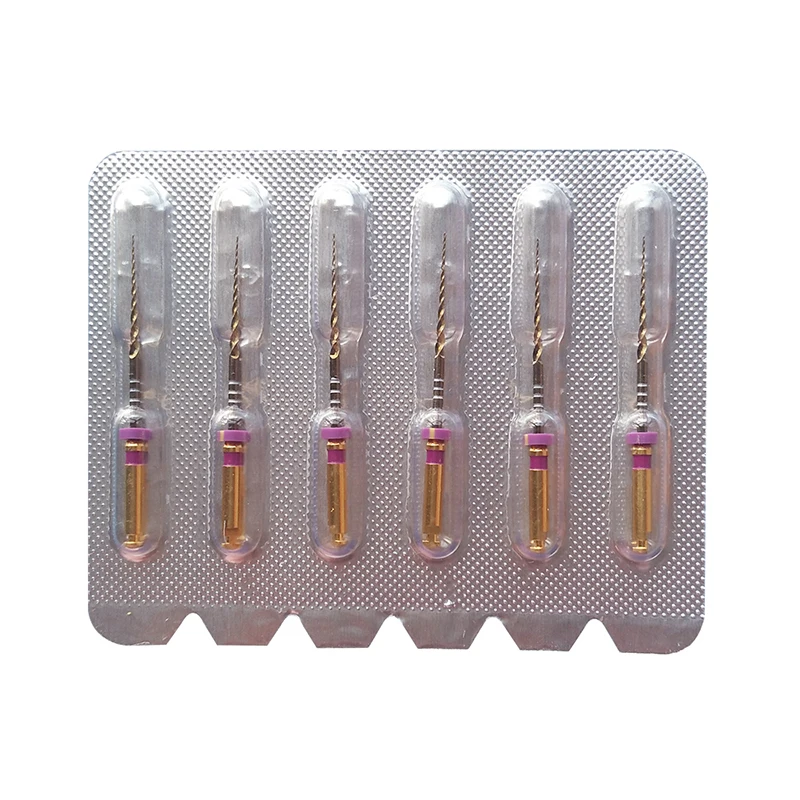 25 мм стоматологические NITI Endo файлы Pro золотые SX F3 для использования двигателя F2