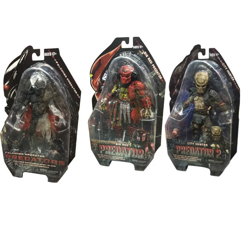 

18cm Avp Aliens Vs Predator Series Alien Covenant Elder Predator Serpent Hunter Youngblood Predator Movie Toys Action Figures