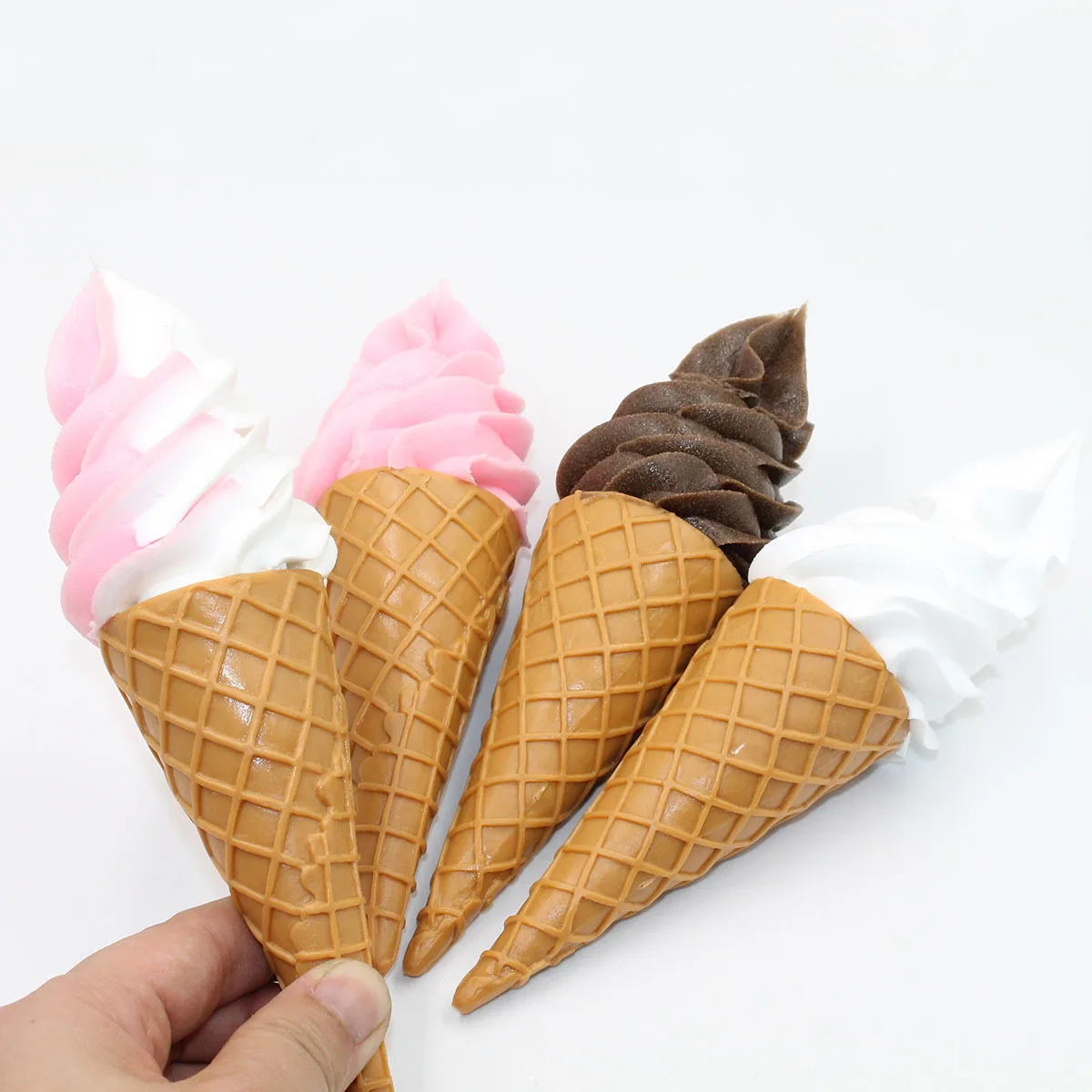 Fake Dessert Lifelike Ice Cream Cone