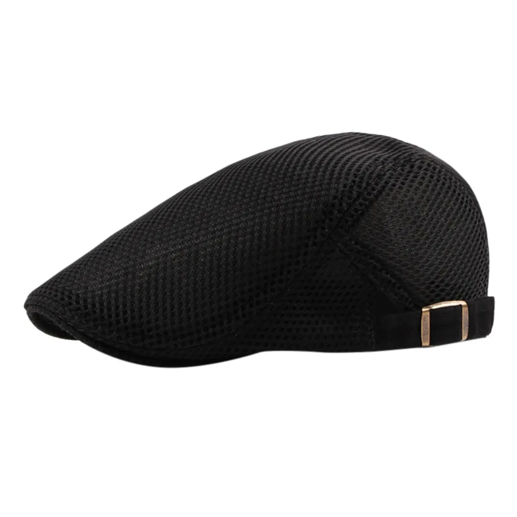 

Breathable Light Thin Visors Hat For Man Woman Spring Summer New Style Mesh Hunting Cap Unisex Newsboy Cap Soft Fit Cabbie Hat
