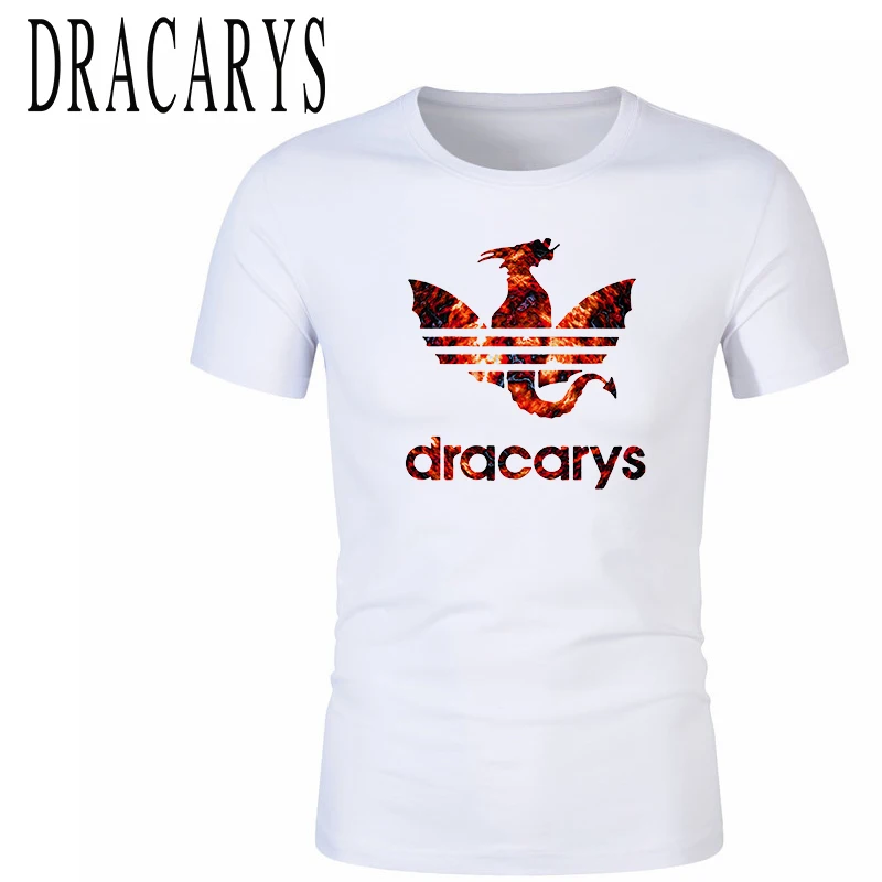 Бренд DRACARYS новинка 2020 Мужская футболка Игра престолов женские футболки лучшие
