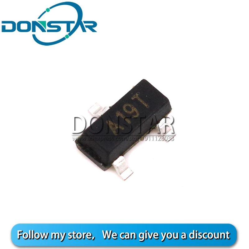 100PCS/Lot AO3401A AO3401 SOT23 3401 A19T SOT 23 P channel SMD MOSFET
