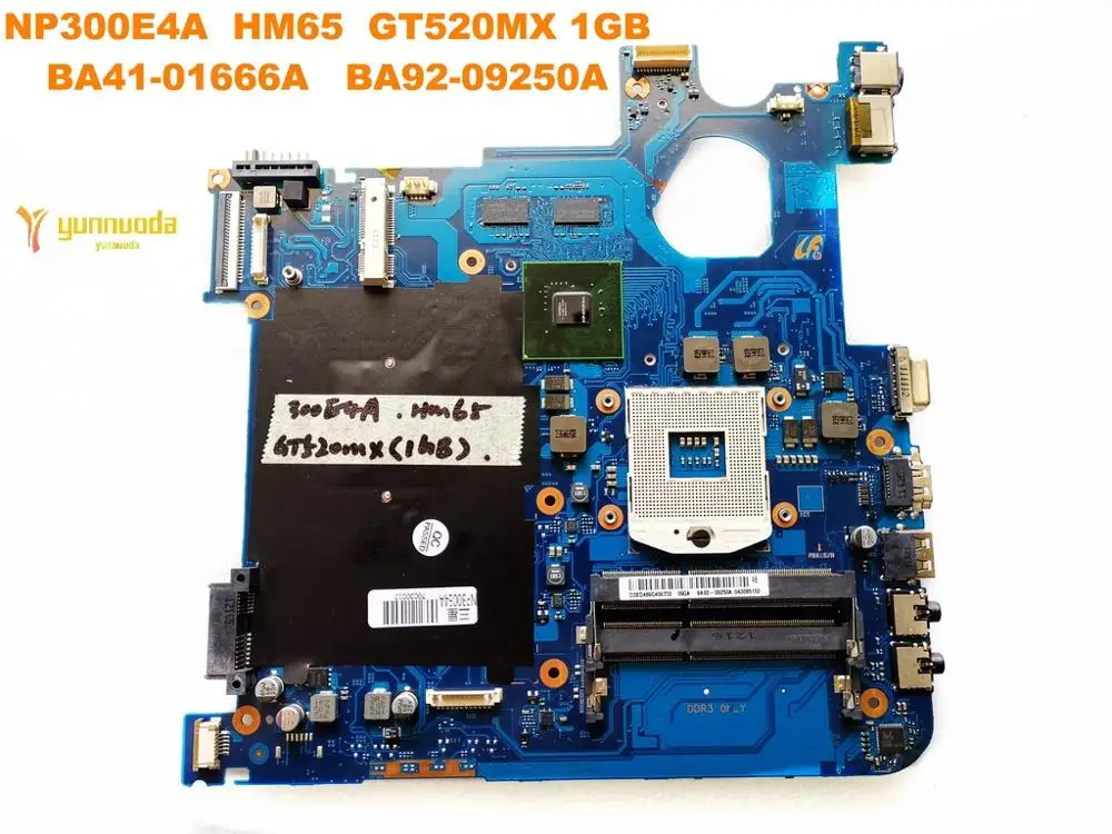 Оригинальное для Samsung NP300E4A Материнская плата ноутбука HM65 GT520MX 1 ГБ BA41-01666A BA92-09250A
