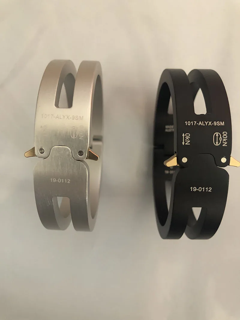 Новинка 2020! Мужской и женский браслет из алюминиевого сплава в стиле хип хоп