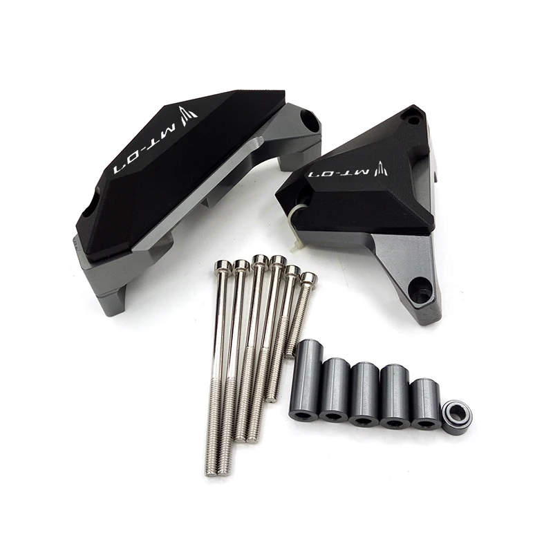 For YAMAHA MT-07 FZ-07 2014 2015 2016 2017 2018 Motorcycle Engine Stator Case Guard Cover Protector Frame Slider MT 07 FZ 07 (13)