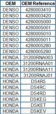 Стартер для 06-08 Honda Civic Coupe FWD L4 1,8 4280003410