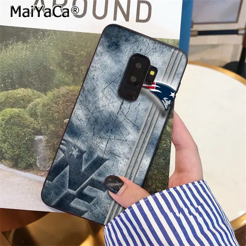 MaiYaCa New England Patriots покупателей высокое качество чехол для телефона для samsung S9 S9 плюс S5 S6 S6edge S6plus S7 S7edge S8 S8plus