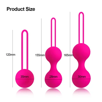 Silicone Kegel Balls for Women Vagina Tighten Exercise Machine Ben Wa Ball Love Egg Kegel Yoni EggTrainer Adult Sex Toys 3
