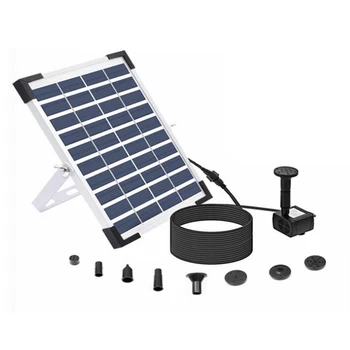 

5W Solar Fountain Pump for Swimming Pool Koi Pond, Bird Pond, Garden Decoration, Submersible Pump Kit
