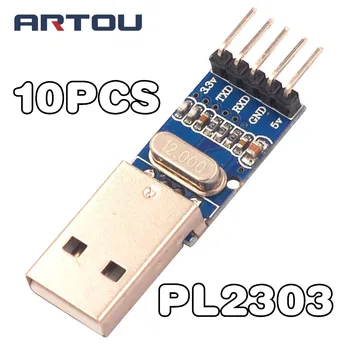

10PCS PL2303 USB To RS232 TTL Converter Adapter Module