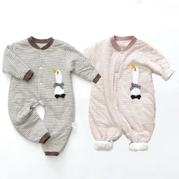 

Baby Jumpsuit Korean Version of Ha Clothes Autumn and Winter Clothes Out To Wear Children's Clothing Crawl Clothes