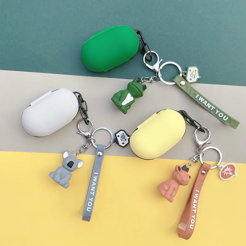 Per Samsung Galaxy Buds Custodia Fiore Carino Con Accessori Portachiavi Custodia In Silicone Per Galaxy Buds Plus Cover Per Auricolari