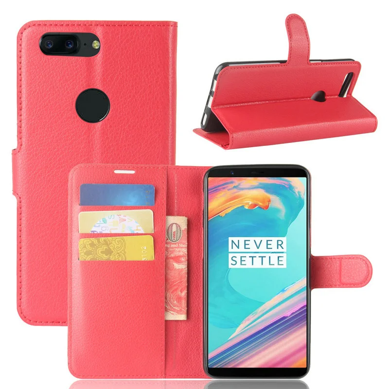 for OnePlus 5 A5000 Wallet Phone Case for OnePlus 5T 5 T A5010 Flip Leather Cover Case with Stand Etui Fundas case