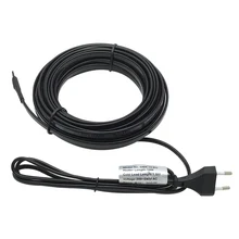 220v ue plug-in cabo de alimentação auto que regula o cabo de aquecimento para a proteção do congelamento da tubulação de água, aquecimento dos animais de estimação dos répteis