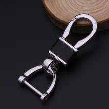 Металлическая кожаная пряжка Пряжка подковы автомобильное кольцо для ключей с сумочкой подвеска Мужская Талия висящая собака брелок для ключей