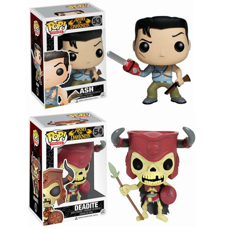 Funko POP ARMY OF DARKNESS ASH #53 DEADITE #54 Vinyl Figures Model Toys for Children Gift | Игрушки и хобби